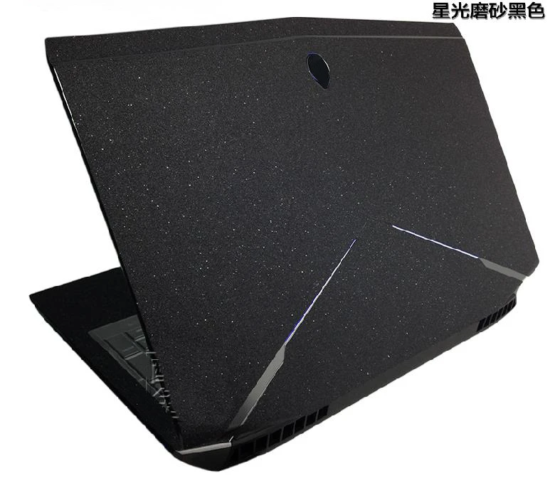 KH ноутбука матовый блеск Стикеры кожного покрова протектор для Alienware 17 M17X R5 ANW17 17," 2013- выпуска - Цвет: Black Glitter