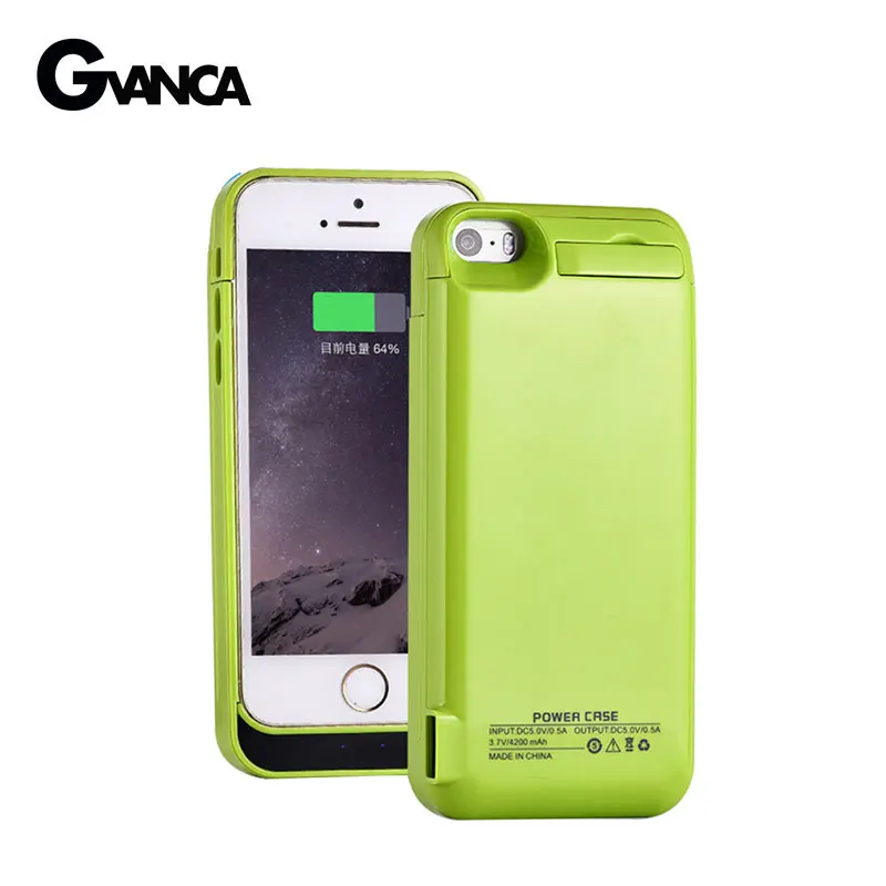 bilder für Für iphone 5 5 s 5c se ladegerät-fall fall externe akku power fall powerbanks 4200 mah 0.5a ausgang bilder für Für iphone 5 5 s 5c se ladegerät-fall fall externe akku power fall powerbanks 4200 mah 0.5a ausgang