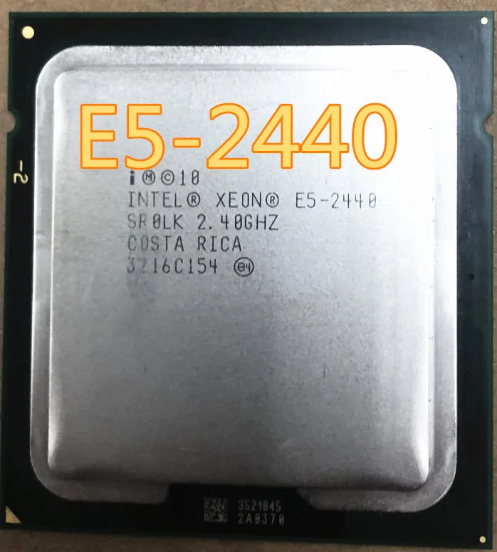 Intel ЦП Xeon E5 2440 E5-2440 SR0LK Процессор 2,4 ГГц 6-ядерный 15 м LGA 1356 E5-2440 процессор 2440