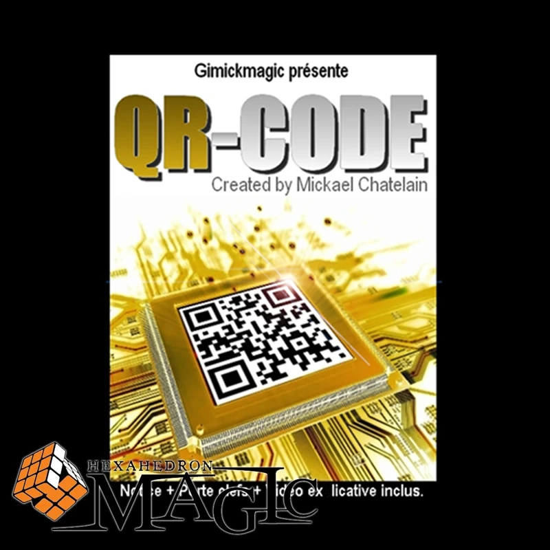 

Free shipping! QR Code by Mickael Chatelain close up Street mentalism Classic card comedy magic tricks
