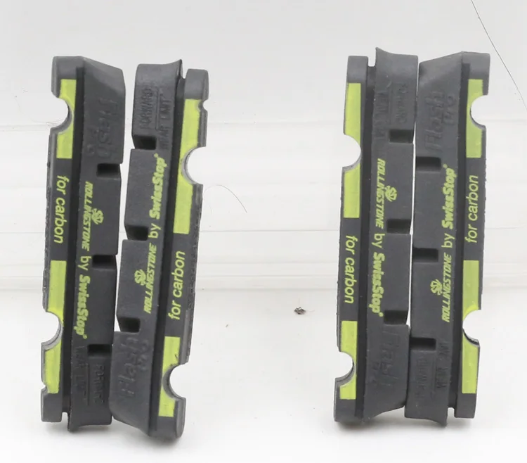 Swissstop Flash Pro Black Prince Carbon Rim Brake Pad Inserts x 4 - no original box | Спорт и развлечения
