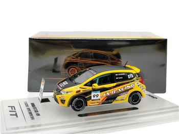 

1:64 INNO64 Honda Fit 3 JS Racing #99 Race Diecast Model Car
