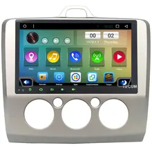 Quad-Core Android 6.0 9″ 4G WIFI DAB Car DVD Multimedia Player Radio For Ford Focus 2 MT 2004 2005 2006 2007 2008 2009 2010 2011