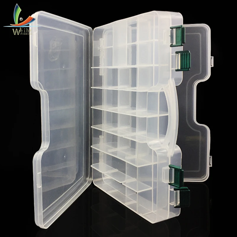 ROUVEE WP225-1 Waterproof Fishing Tackle Box Organizer - 4 Pack Mini Lure Box Set | Adjustable & Compact For Fishing Enthusiasts - (4 Colors) | Buy Now With Express International Delivery