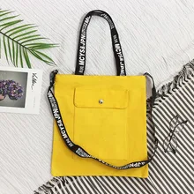 Женские повседневные сумки, сумки на плечо, экологичные, портативные, с буквенным узором, студенческие сумки сумка для покупок