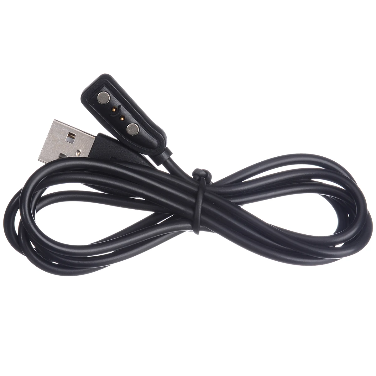 

1m Black Magnetic Plug USB Charge Charging Cable for Pebble Time Round/ Time Steel/ Time Smart Watch Wristwatch Charger