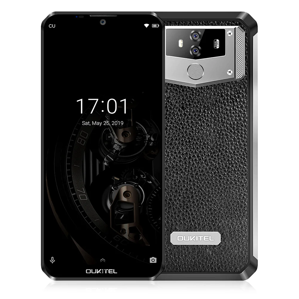 OUKITEL K12, 4G, 6,3 дюймовый смартфон MT6765 Helio P35, 2,3 ГГц, 6 ГБ ОЗУ, 64 Гб ПЗУ, sony IMX298, 16 МП, 10000 мАч, мобильные телефоны type-C - Цвет: Black