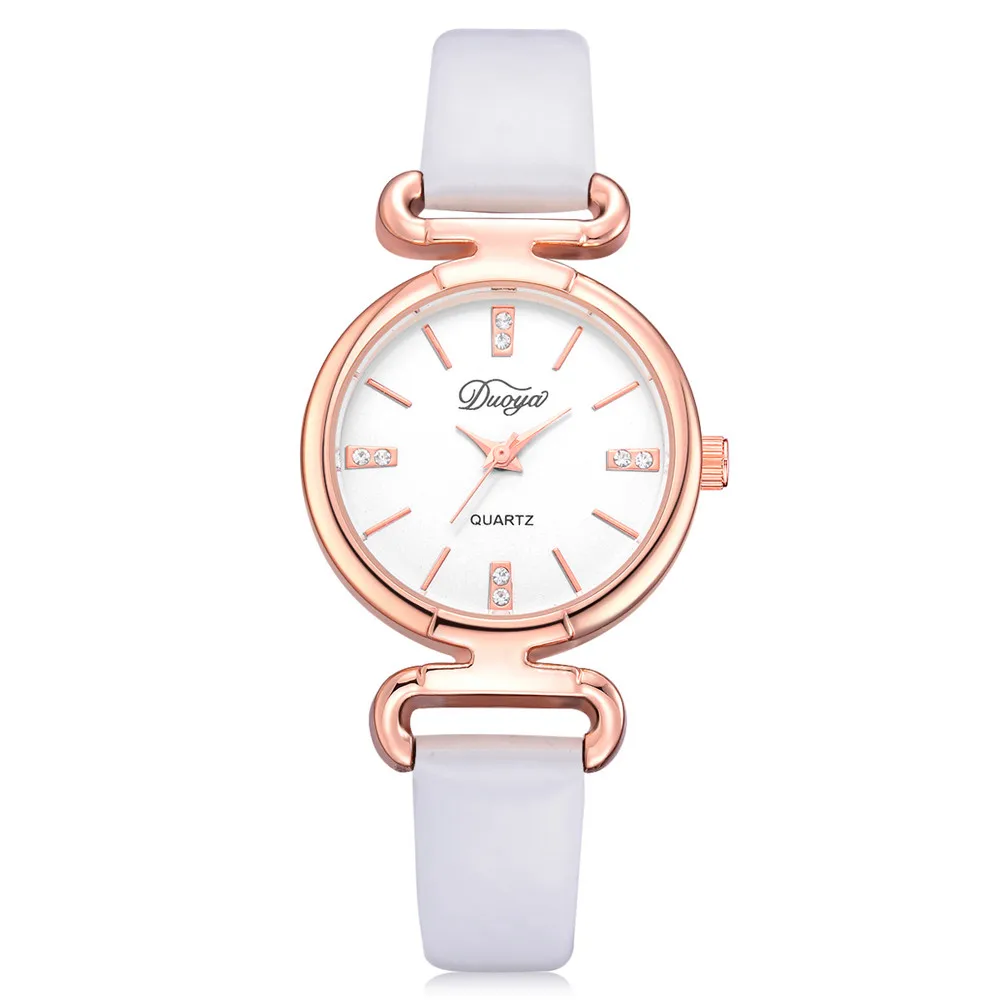 

GEMIXI Luxury Duoya Fashion Women Casual Rounded Analog Pointer Quartz Wrist Watch watches men fashion watch