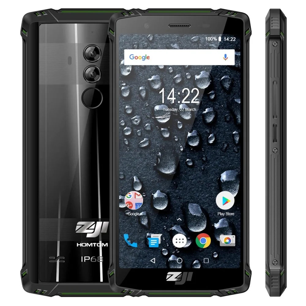HOMTOM, ZOJI Z9, 4G, тройная защита, мобильные телефоны, Android 8,1, 6 ГБ+ 64 ГБ, MTK6763, восьмиядерный смартфон, 720 P, 5,7 дюйма, мобильный телефон
