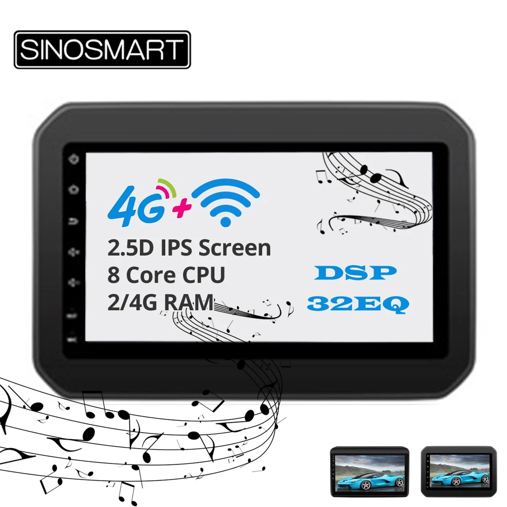 

Sinosmart Android 8.1 2Din IPS/QLED 2.5D screen car gps radio navigation player for Suzuki ERTIGA IGNIS 2016-2018