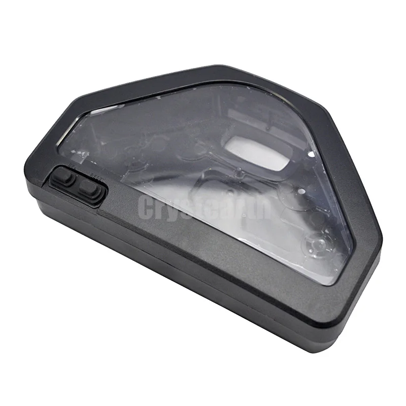 Motorcycle Black ABS Plastic Speedometer Gauge Tachometer Case Cover