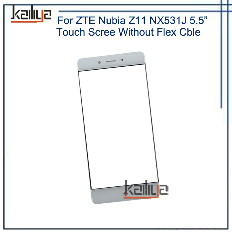 New Touch Screen For ZTE Nubia Z11 NX531J 5.5 inch Black White Gold Front Glass Lens Sensor Replacement Without Flax Cable