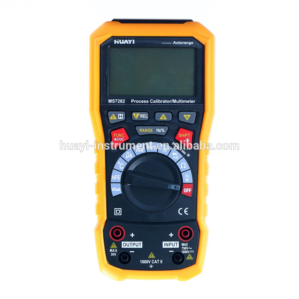 

Current sourcing MS7282 process calibrator with multimeter and loop meter