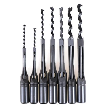 

HSS metric mortising chisel woodwork square hole drill bit wood drill tool