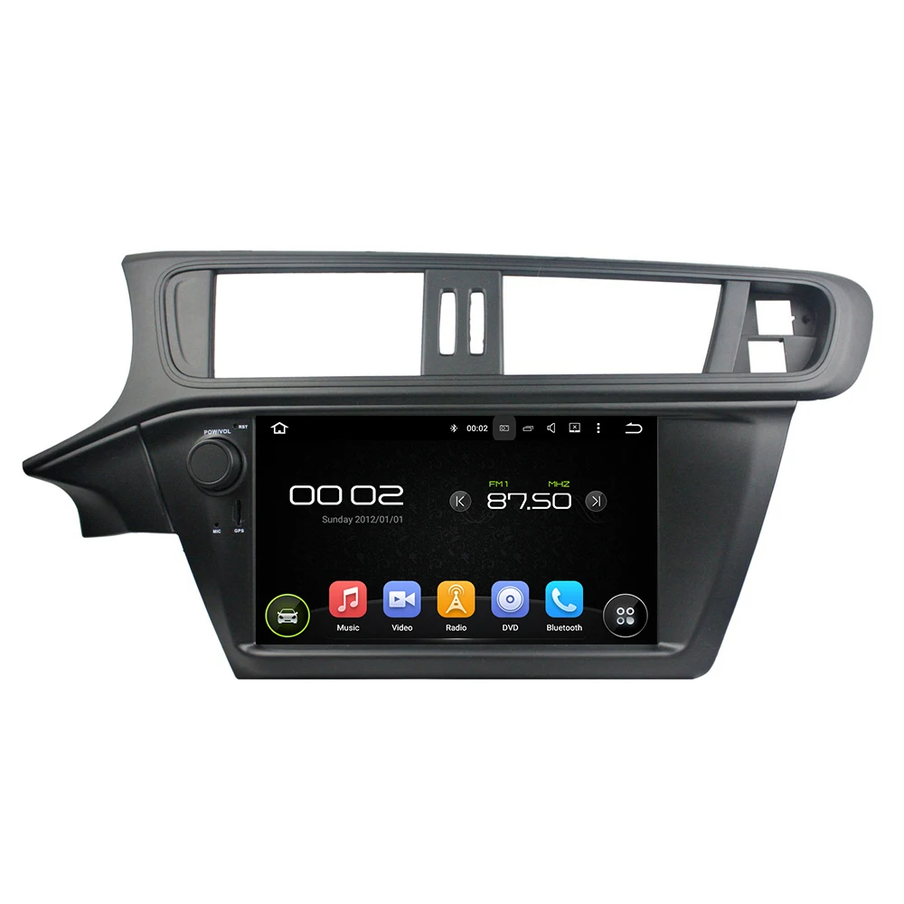 otojeta car dvd player for CITROEN C3 2005 2011 octa core android 6 0 2GB RAM