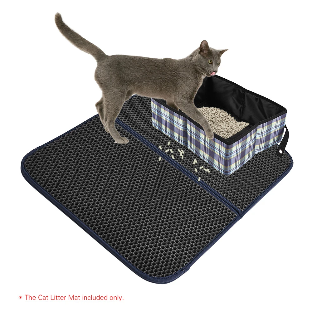 Buy Washable Cat Litter Trapper Mat Folding Waterproof