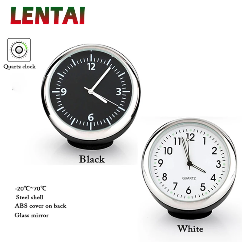 

LENTAI For Suzuki swift grand vitara Alfa Romeo 159 147 Seat leon ibiza Mini Car Digital Clock Auto Watch Thermometer Hygrometer