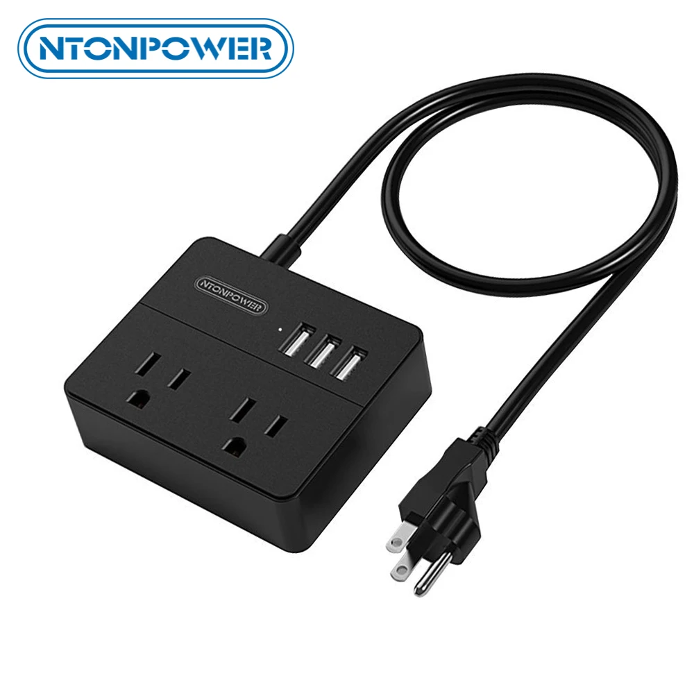 NTON POWER OSP Travel US электрическое штепсельное гнездо мини и портативное 2 розетки
