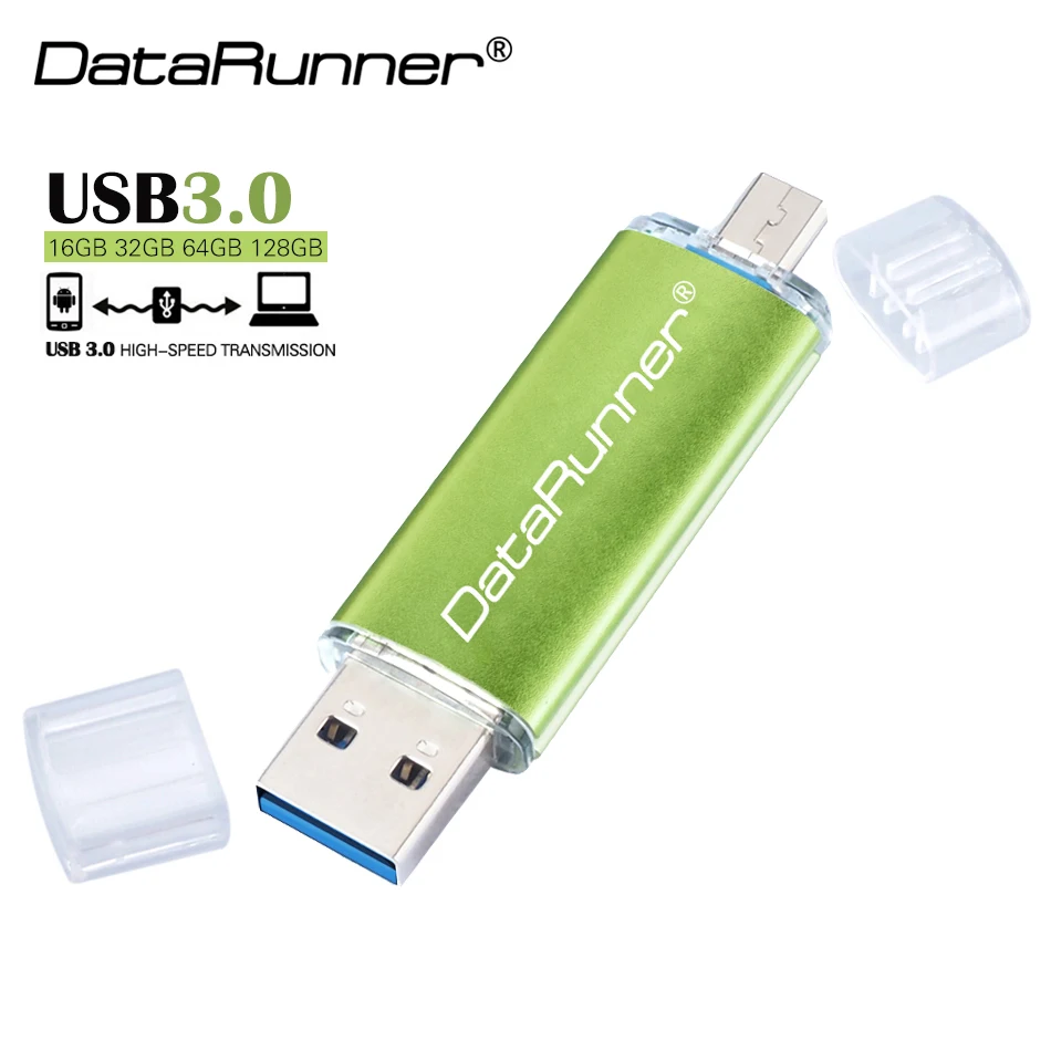 

DataRunner High Speed OTG pen drive 16GB 32GB usb flash drive 64GB 128GB usb sticks 3.0 pendrive for Android /Tablet /PC
