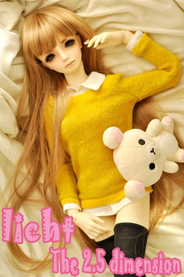 

Fresh Casual Fake two Piece Shirt Sweater for BJD Girl 1/3,SD16 Doll Clothes CWB59