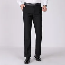 Весна Зима формальные брюки для мужчин бизнес Clasic мужской костюм брюки свободные офисные мужские s платье брюки Celana Panjang Pria Формальные