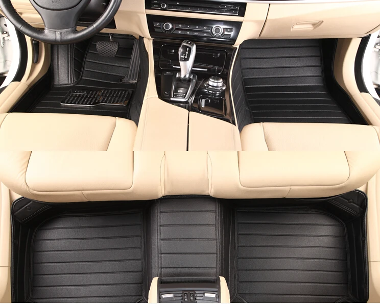 New mat! Custom special floor mats for Ford Everest 7seats 2016 non