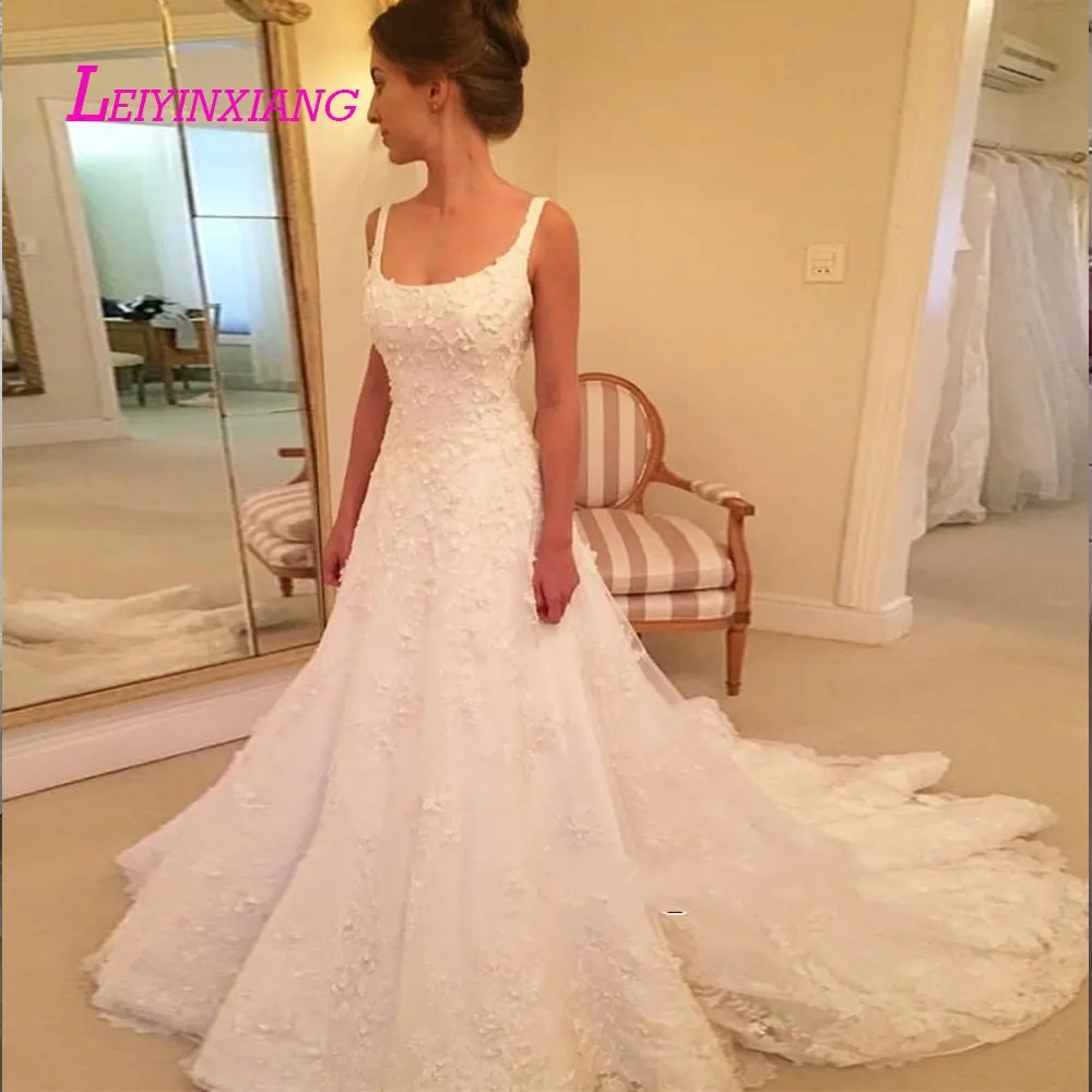 

leiyinxiang 2019 Wedding Dress Bride Dress Vestido De Noiva Backless Natural Sexy Ball Gown Luxury Appliques Sweetheart Elegant