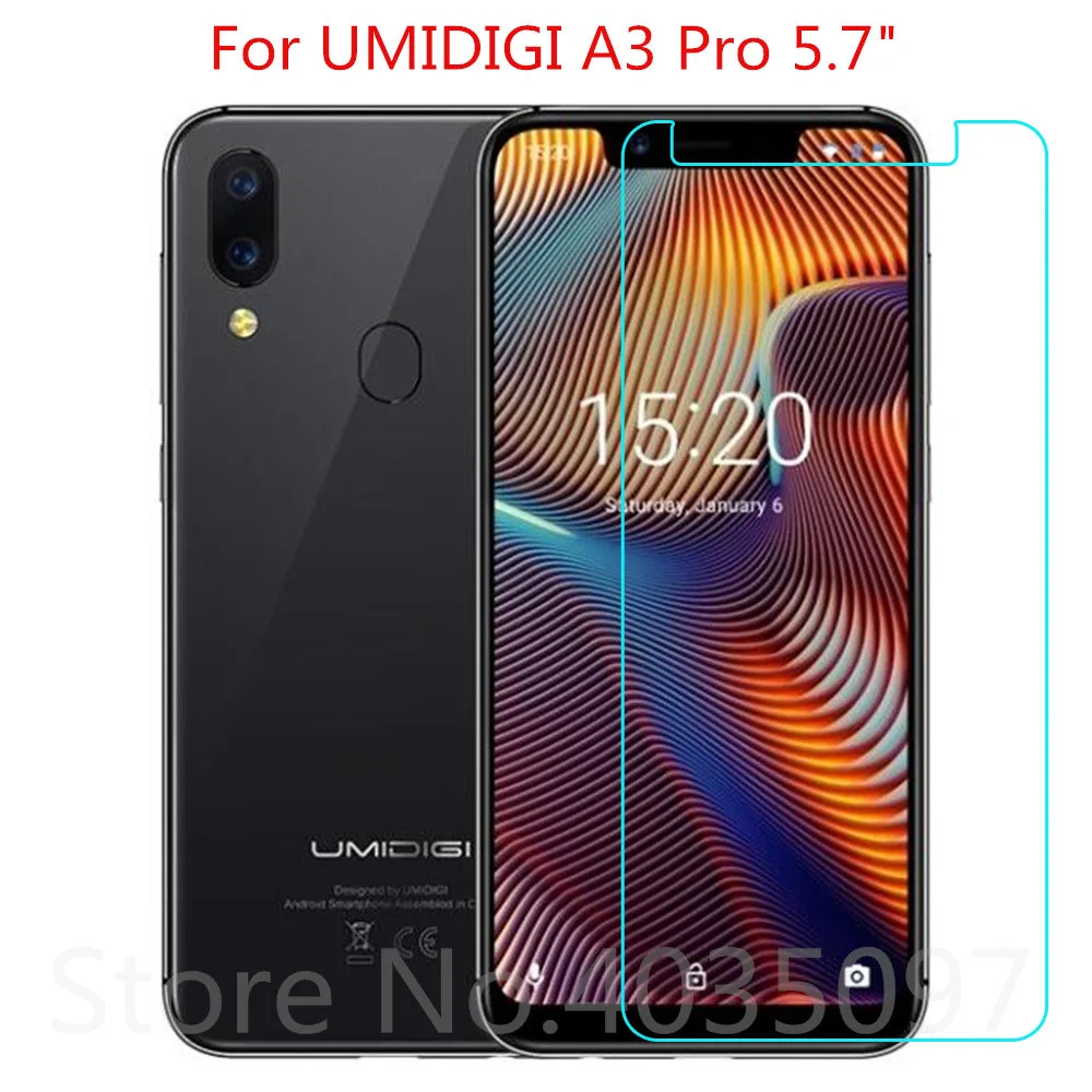 2.5D 9H Glass For UMIDIGI A3 Pro Screen Protector Tempered Anti-Scratch Protective Film | Мобильные телефоны и аксессуары