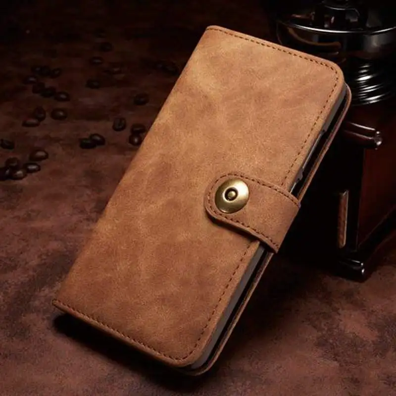 

Wallet Leather Case For Huawei Mate 9 Removable & Magnetic Back Cover 4 Card Holder Funda For Huawei Mate 9 Flip Case Bag