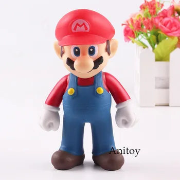 

Super Mario Bro Figure Mario Action Figure PVC Collectible Toy for Kids Gift 12cm