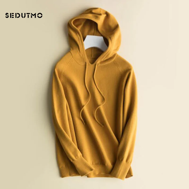 

SEDUTMO Winter Cashmere Women Sweaters Pullover Sweatshirt Long Sleeve Sweaters Knitting Autumn Oversized Jumper Top ED337