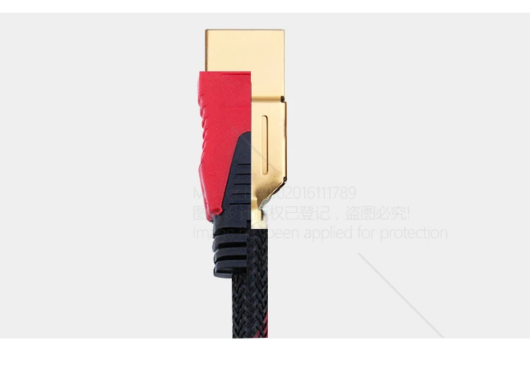 AUN Высокоскоростной HDMI кабель позолоченный 1,4 версия двойное магнитное кольцо, поддержка 3D, 1080P для ТВ, HD монитор, проектор