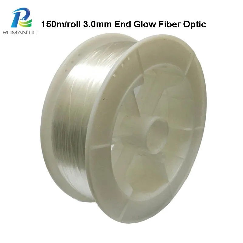 3MM 150M Plastic End Grow Fiber Optical Cable Optic Fiber Lights