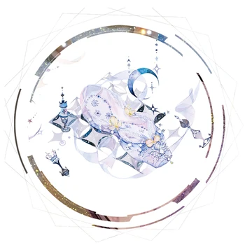 

1 Pcs Lovely 40mm Wide Dream Ballet Shoes Moon Star Decoration Masking Washi Tapes DIY Scrapbooking Label Sticker Stationery