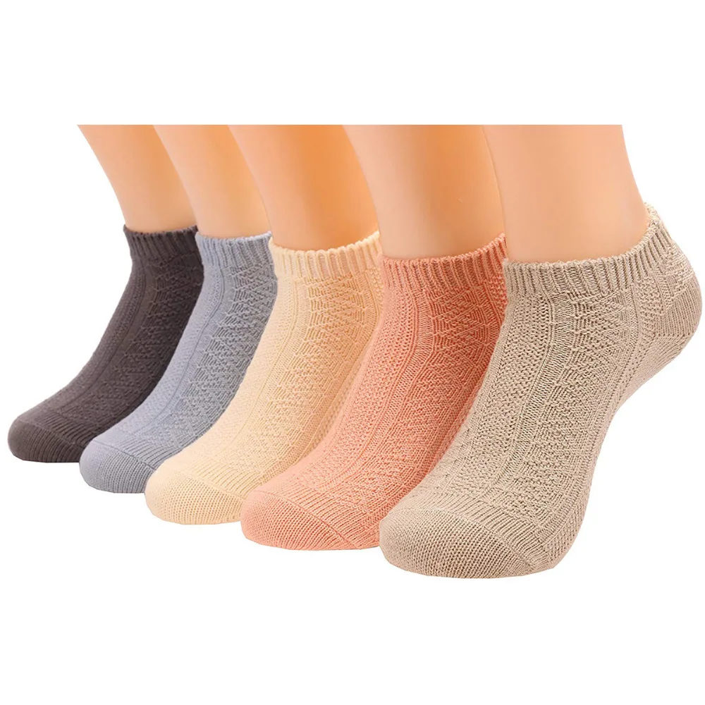 Womens No Show Cotton Socks Breathable Quarter Ankle Boat sock A601in