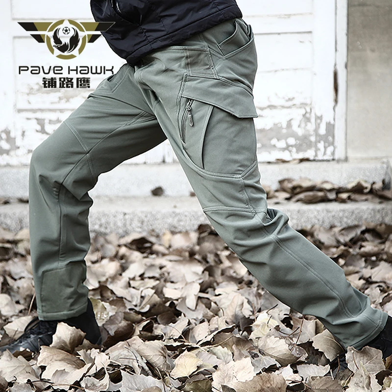 Winter Army Military Tactical Softshell Pant Men Heat Reflective Waterproof Windproof Warm Work Fishing Hunting Cargo Trousers