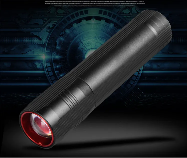 CREE XPE LED USB Flashlight Zoomable Flashlight 5000Lumnes Torch Flash Light Lamp Lighting With USB Charger