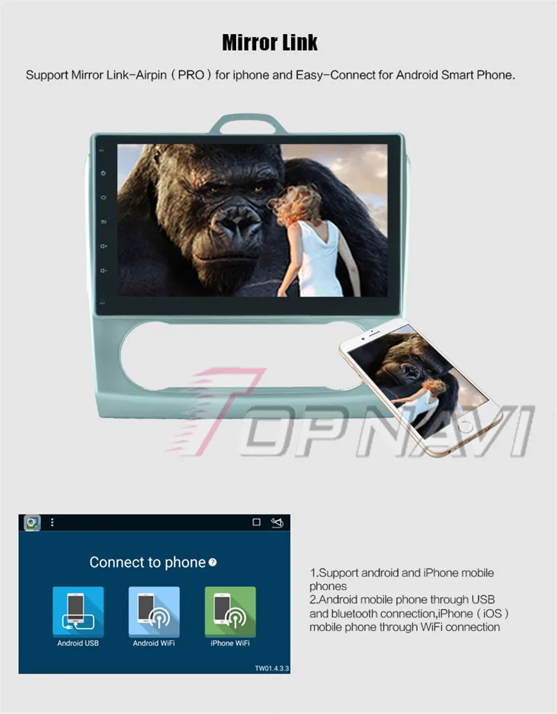multimedia For Ford Focus 2010 2011 Auto