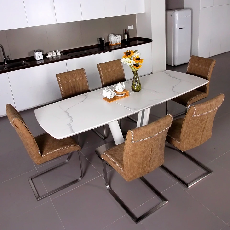 Fancy Fix Glass Folding Dining Table For Kitchen Half Auto - Fancy Fix Glass Folding Dining Table For Kitchen Half Auto