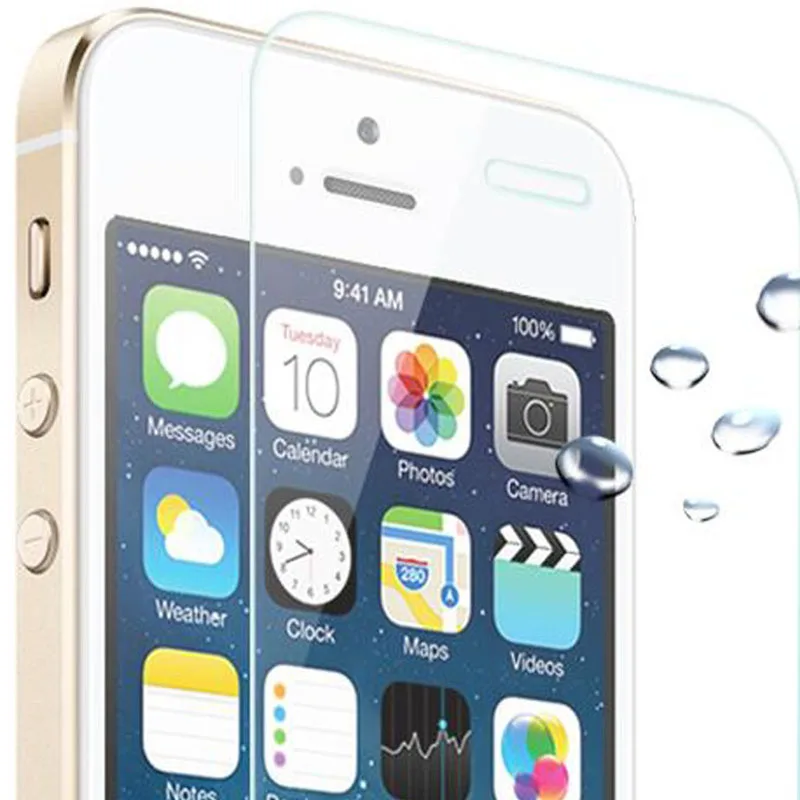 Wellzly 2.5d glass for iphone 5s 5 6 X tempered on iPhone 4 se 6s 7 8plus screen protector cover | Мобильные телефоны и