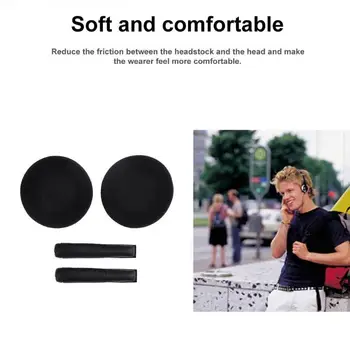 

vanpower 1 Pair Replacement Earpads 1Pair Replacement w/Headband Cushions for Sennheiser PX100 PX200 PX80 PX60 Headset