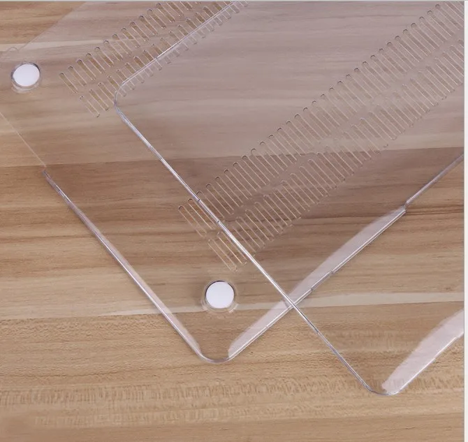 Прозрачный прорезиненный Матовый Жесткий чехол для Macbook Pro 13,3 15,4 Pro 12 13 15 дюймов Air 11 13 A1932 корпус для ноутбука - Цвет: Прозрачный