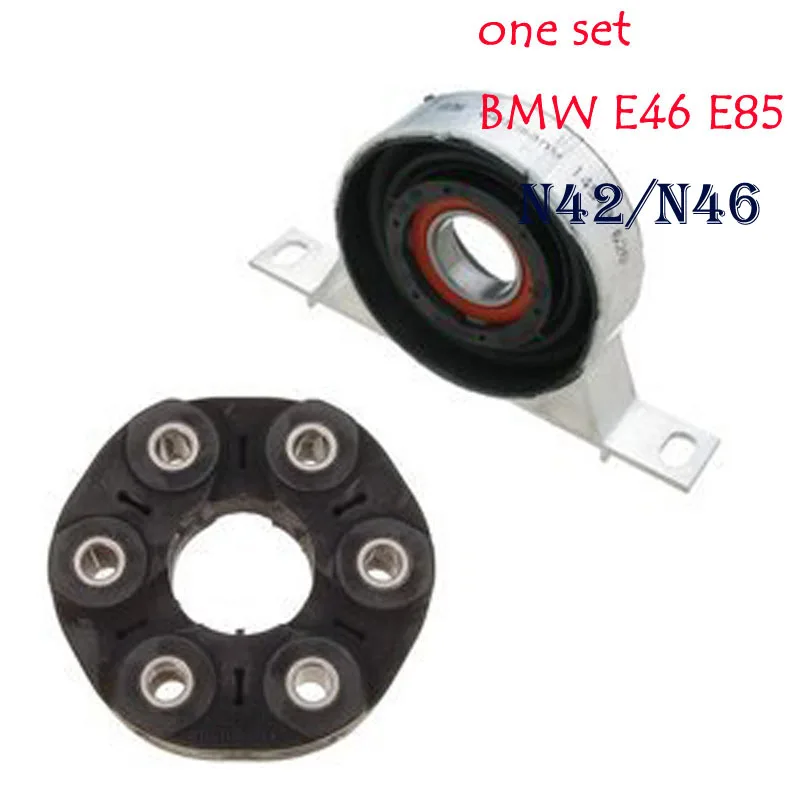 Driveshaft Center Carrier Support with Bearing Flex Disc Guibo Joint Kit for BMW 