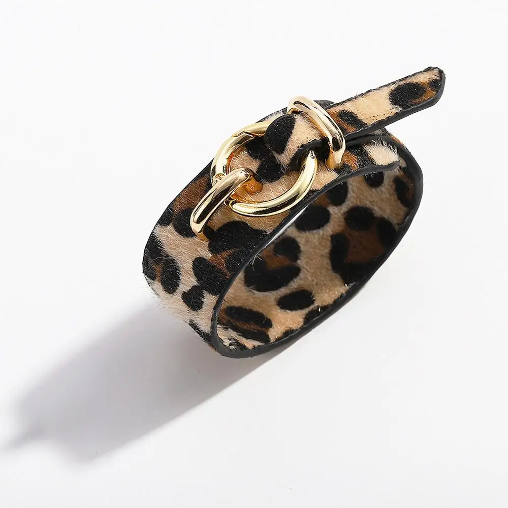 Винтажный дизайнерский круглый кожаный браслет Vedawas из змеиной кожи для женщин Модный Золотой металлический браслет& Браслеты вечерние подарки xg3292 - Окраска металла: 8