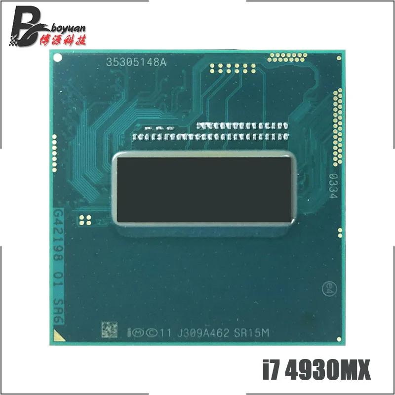 Intel Core i7-4930MX i7 4930MX SR15M 3,0 ГГц четырехъядерный восьминиточный процессор процессора 8 М 57 Вт Разъем G3/rPGA946B