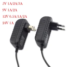 AC to DC Power Adapter Supply Charger adapter 5V 12V 9V 1A 2A 3A 0.5A US EU Plug 5.5mm x 2.5mm 100-240V For CCTV LED Strip Light AC to DC Power Adapter Supply Charger adapter 5V 12V 9V 1A 2A 3A 0.5A US EU Plug 5.5mm x 2.5mm 100-240V For CCTV LED Strip Light