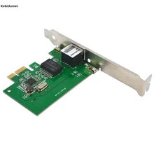 Kebidumei Ethernet PCI Express PCI-E сетевой контроллер карты 10/100/1000 Мбит/с RJ45 Lan адаптер конвертер Настольный ПК 1000 гигабит