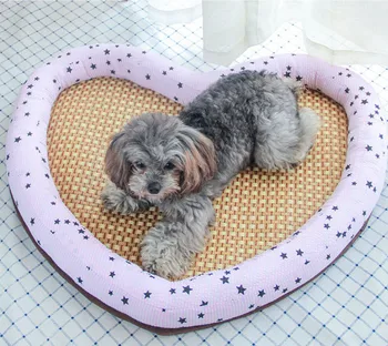 

Pet Dog Self Cooling Mat Pad for Kennels Crates and Beds Heart shape (M,L)