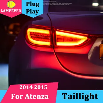 

Car TailLight For Mazda 6 Atenza Sedan 2014 2015 mazda6 Taillights LED Tail Lamp Rear Lamp DRL+Brake+Park+Signal light Back