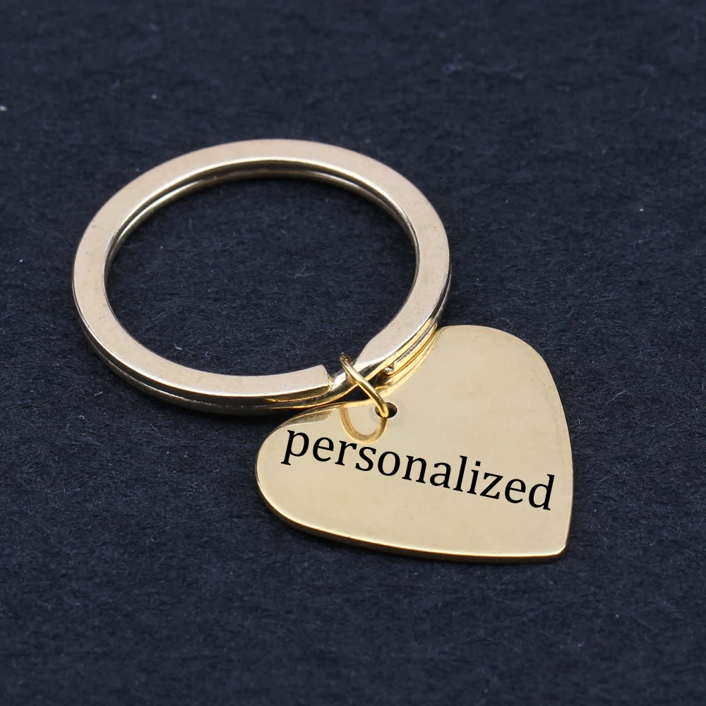 

personalized keychain any language can be stamped leyring any shape can be customized